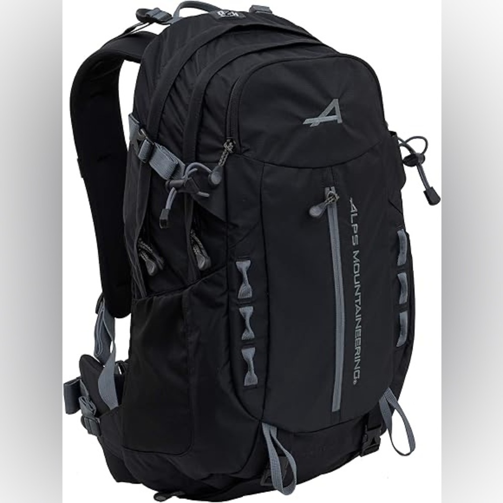 🆕 NWT ALPS Mountaineering Unisex Adult Solitude, Black/Gray, 24L